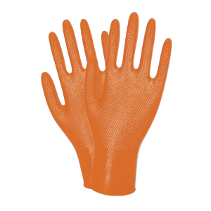 NPF/8OR- 8mil Orange Nitrile Glove
