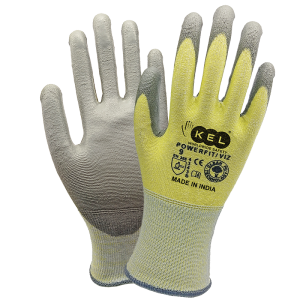 POWERFIT/VIZ-PU Coated Cut Gloves-3/B
